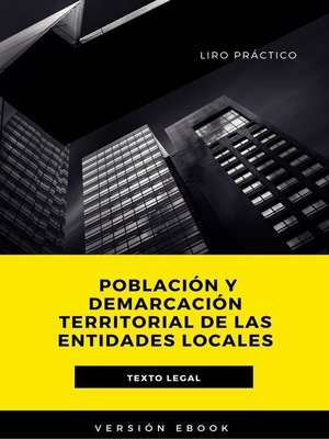 cover image of Población y Demarcación Territorial de las Entidades Locales